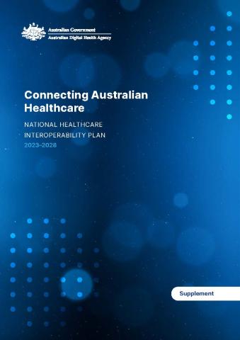 Supplement-Connecting Australian Health Care 2023-2028 cover page